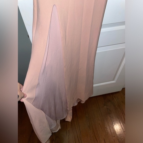 New! Nookie Jasmine One Shoulder Blush Pink Gown Maxi Dress 💗 Size Small NWT! - Picture 7 of 10